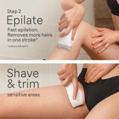 Braun Silk-pil 7 SE7-081 Epilator White - Effortless Hair Removal for Silky Smooth Skin